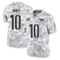 Elroe W.Commanders #10 Tress Way Player Arctic Camo Limited Salute To Service Home Game Stitched Jerseys