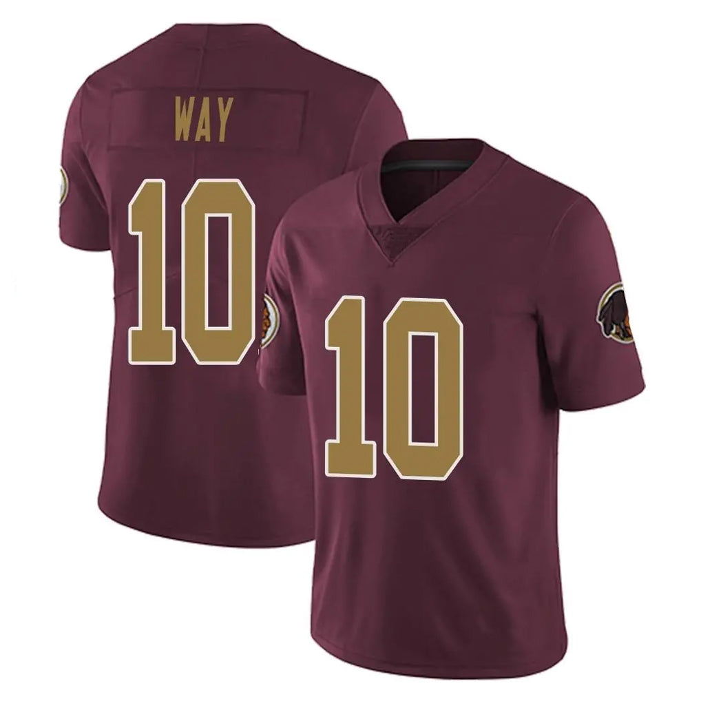 Elroe W.Commanders #10 Tress Way Player Burgundy Alternate Vapor Untouchable Home Game Stitched Jerseys