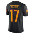 Elroe W.Commanders #17 Terry McLaurin Player Black Vapor Limited Stitched Jerseys