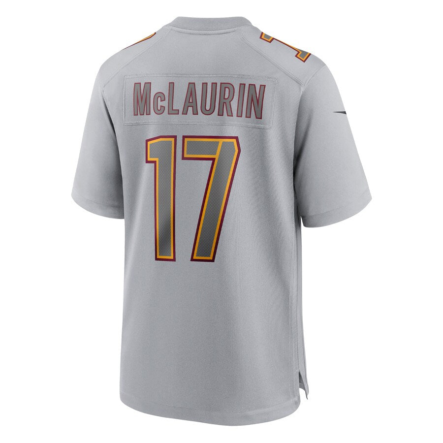 ElroeW.Commanders #17 Terry McLaurin Player Gray Fashion Game Stitched Jerseys