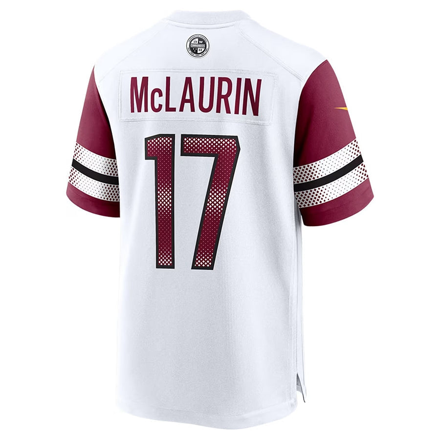 Elroe W.Commanders #17 Terry McLaurin Player WHITE Game Stitched Jerseys
