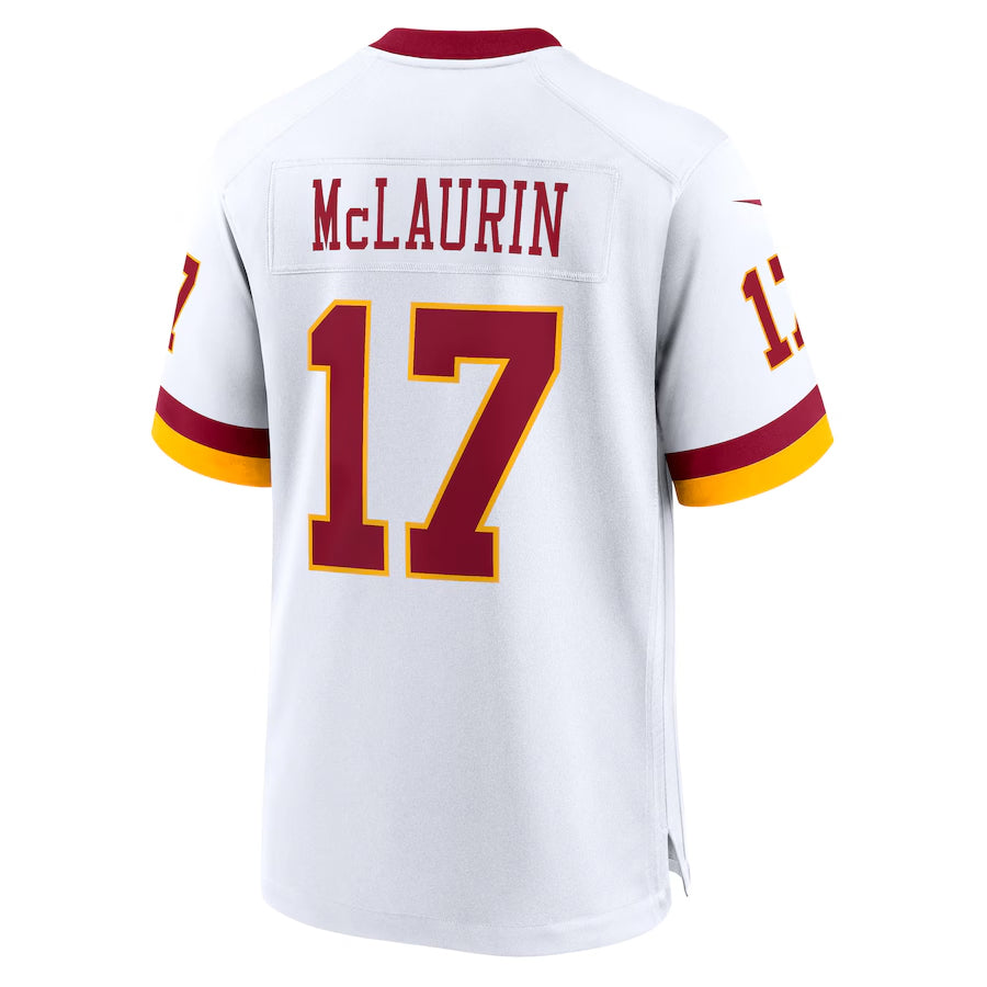 Elroe W.Commanders #17 Terry McLaurin Player White Home Game Stitched Jerseys