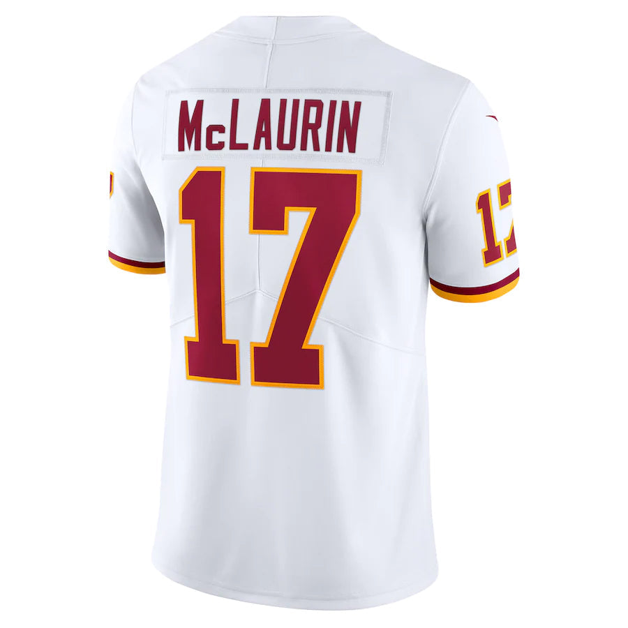 Elroe W.Commanders #17 Terry McLaurin Player White Vapor Limited Stitched Jerseys