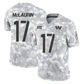 Elroe W.Commanders #17 Terry Mclaurin Player Arctic Camo Limited Salute To Service Home Game Stitched Jerseys