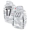 Elroe W.Commanders #17 Terry Mclaurin Player Arctic Camo Limited Salute to Service Pullover Hoodies Game Stitched Jerseys