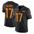 Elroe W.Commanders #17 Terry Mclaurin Player Black Vapor Untouchable Home Game Stitched Jerseys
