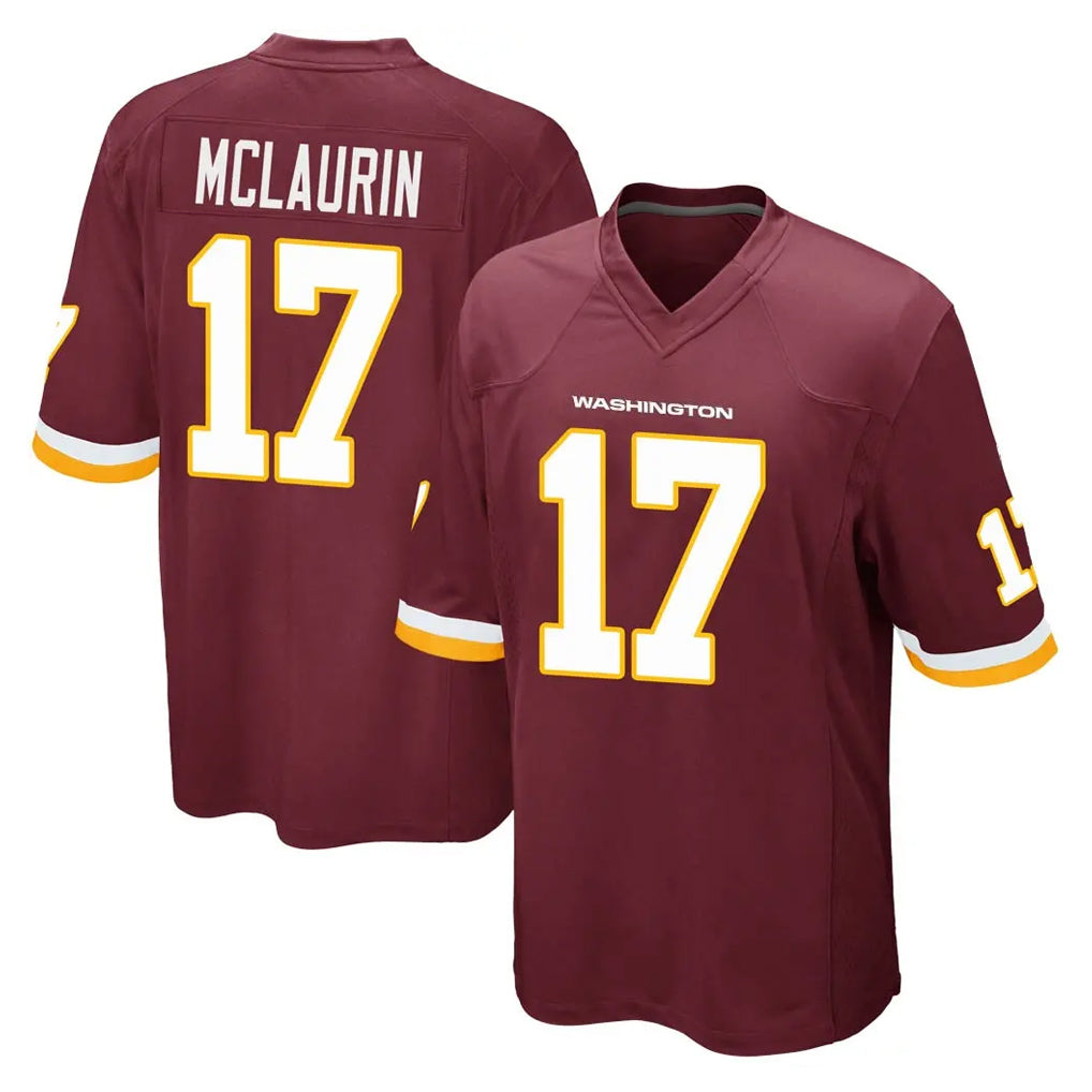 Elroe W.Commanders #17 Terry Mclaurin Player Burgundy Team Color Home Game Stitched Jerseys