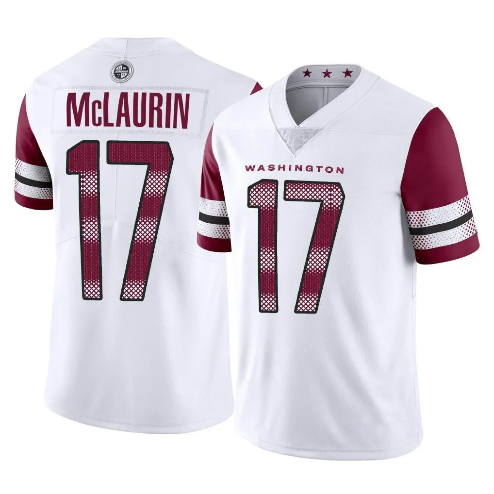 Elroe W.Commanders #17 Terry Mclaurin Player White Limited Vapor Home Game Stitched Jerseys