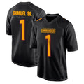 Elroe W.Commanders #1 Deebo Samuel Sr Player Black Fashion Game Football Jerseys