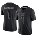 Elroe W.Commanders #1 Deebo Samuel Sr Player Black RFLCTV Limited Football Jerseys