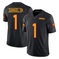 Elroe W.Commanders #1 Deebo Samuel Sr Player Black Vapor F.U.S.E. Limited Football Jerseys