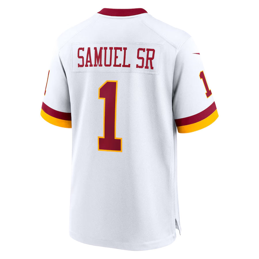 Elroe W.Commanders #1 Deebo Samuel Sr Player White Game Stitched Jerseys