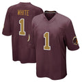Elroe W.Commanders #1 Rachaad White Player Burgundy Alternate Home Game Stitched Jerseys