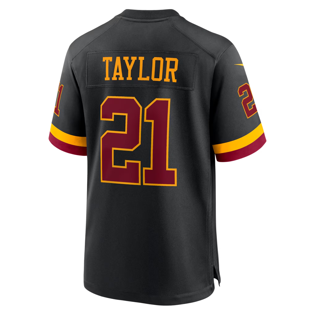Elroe W.Commanders #21 Sean Taylor Black Hail Raiser Alternate Retired Player Game Stitched Jerseys