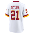 Elroe W.Commanders #21 Sean Taylor White Game Super Bowl Era Stitched Jerseys