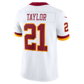 Elroe W.Commanders #21 Sean Taylor White Vapor F.U.S.E. Stitched Retired Limited Stitched Jerseys