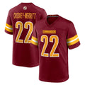 Elroe W.Commanders #22 Jacory Croskey-Merritt Player Burgundy Home Game Stitched Jerseys