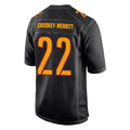 Elroe W.Commanders #22 Jacory Croskey-Merritt Player Carbon Black Fashion Game Stitched Jerseys
