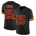Elroe W.Commanders #25 Nick Cross Player Black Limited Vapor Home Game Stitched Jerseys