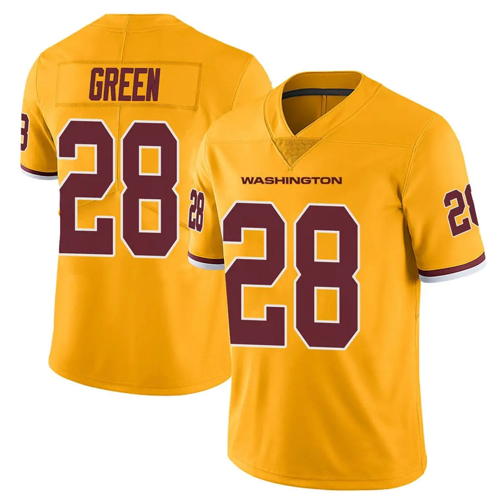 Elroe W.Commanders #28 Darrell Green Player  Gold Vapor Limited Stitched Jerseys