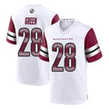 Elroe W.Commanders #28 Darrell Green Player White Home Game Stitched Jerseys