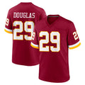 Elroe W.Commanders #29 Rasul Douglas Player Burgundy Game Home Stitched Jerseys