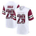 Elroe W.Commanders #29 Rasul Douglas Player White Game Home Stitched Jerseys