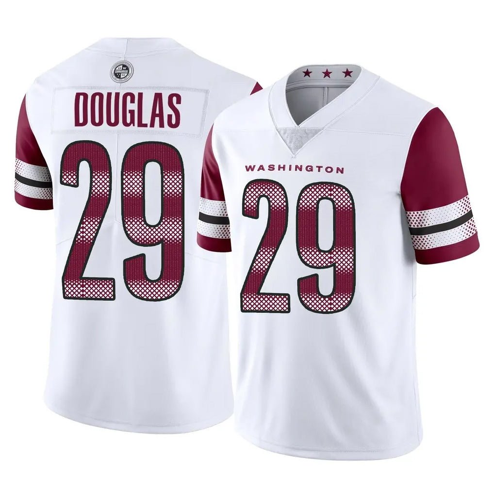 Elroe W.Commanders #29 Rasul Douglas Player White Limited Vapor Home Game Stitched Jerseys
