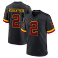 Elroe W.Commanders #2 Amik Robertson Player Black Limited Home Game Stitched Jerseys