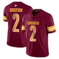 Elroe W.Commanders #2 Amik Robertson Player Burgundy Limited Vapor Home Game Stitched Jerseys
