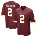 Elroe W.Commanders #2 Amik Robertson Player Burgundy Team Color Home Game Stitched Jerseys