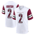 Elroe W.Commanders #2 Amik Robertson Player White Game Home Stitched Jerseys