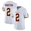 Elroe W.Commanders #2 Amik Robertson Player White Limited Vapor Untouchable Home Game Stitched Jerseys