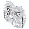 Elroe W.Commanders #3 Stefon Diggs Player Arctic Camo Limited Salute to Service Pullover Hoodies Game Stitched Jerseys