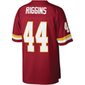 Elroe W.Commanders #44 John Riggins Mitchell & Ness Burgundy Legacy Stitched Puhic Replica Jersey