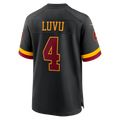 Elroe W.Commanders #4 Frankie Luvu Black Hail Raiser Alternate Game Stitched Jerseys