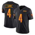 Elroe W.Commanders #4 Frankie Luvu Player Black Vapor F.U.S.E. Limited Stitched Jerseys