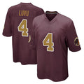 Elroe W.Commanders #4 Frankie Luvu Player Burgundy Alternate Home Game Stitched Jerseys