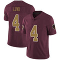 Elroe W.Commanders #4 Frankie Luvu Player Burgundy Alternate Vapor Untouchable Limited  Stitched Jerseys