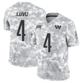 Elroe W.Commanders #4 Frankie Luvu Player Limited Arctic Camo Salute to Service Stitched Jerseys