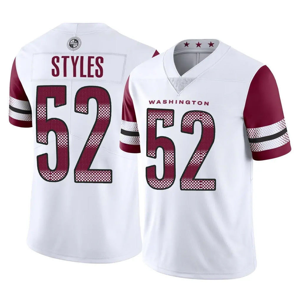 Elroe W.Commanders #52 Sonny Styles Player White Limited Vapor Home Game Stitched Jerseys