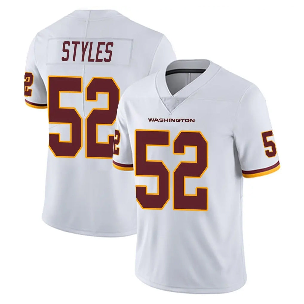 Elroe W.Commanders #52 Sonny Styles Player White Limited Vapor Untouchable Home Game Stitched Jerseys