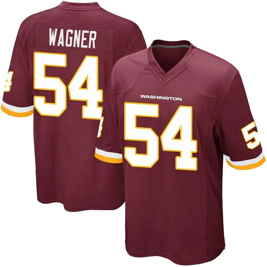 Elroe W.Commanders #54 Bobby Wagner Player Burgundy Game Stitched Jerseys