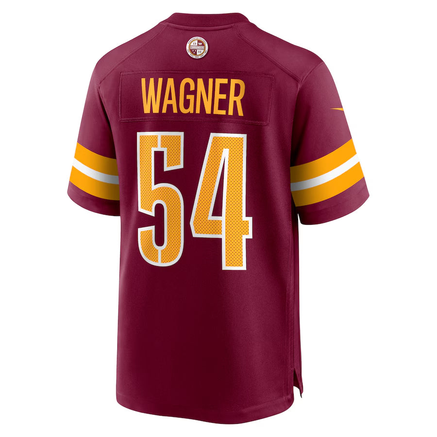 Elroe W.Commanders #54 Bobby Wagner Player Burgundy Home Game Stitched Jerseys
