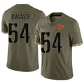 Elroe W.Commanders #54 Bobby Wagner Player Olive Salute To Service Limited Stitched Jerseys