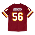 Elroe W.Commanders #56 LaVar Arrington Mitchell & Ness Burgundy 2001 Legacy Throwback Replica Jersey Stitched Puhic Game Jerseys