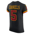 Elroe W.Commanders #5 Jayden Daniels Black Alternate Vapor F.U.S.E. Elite Stitched Jerseys