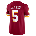 Elroe W.Commanders #5 Jayden Daniels Burgundy Team Vapor F.U.S.E. Stitched Limited Jerseys