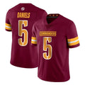 Elroe W.Commanders #5 Jayden Daniels Player Burgundy Limited Vapor Home Game Stitched Jerseys
