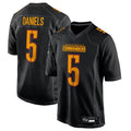 Elroe W.Commanders #5 Jayden Daniels Player Carbon Black Fashion Stitched Jerseys